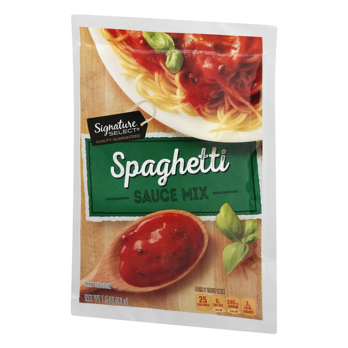slide 3 of 9, Signature Select Spaghetti Sauce Mix 1.5 oz, 