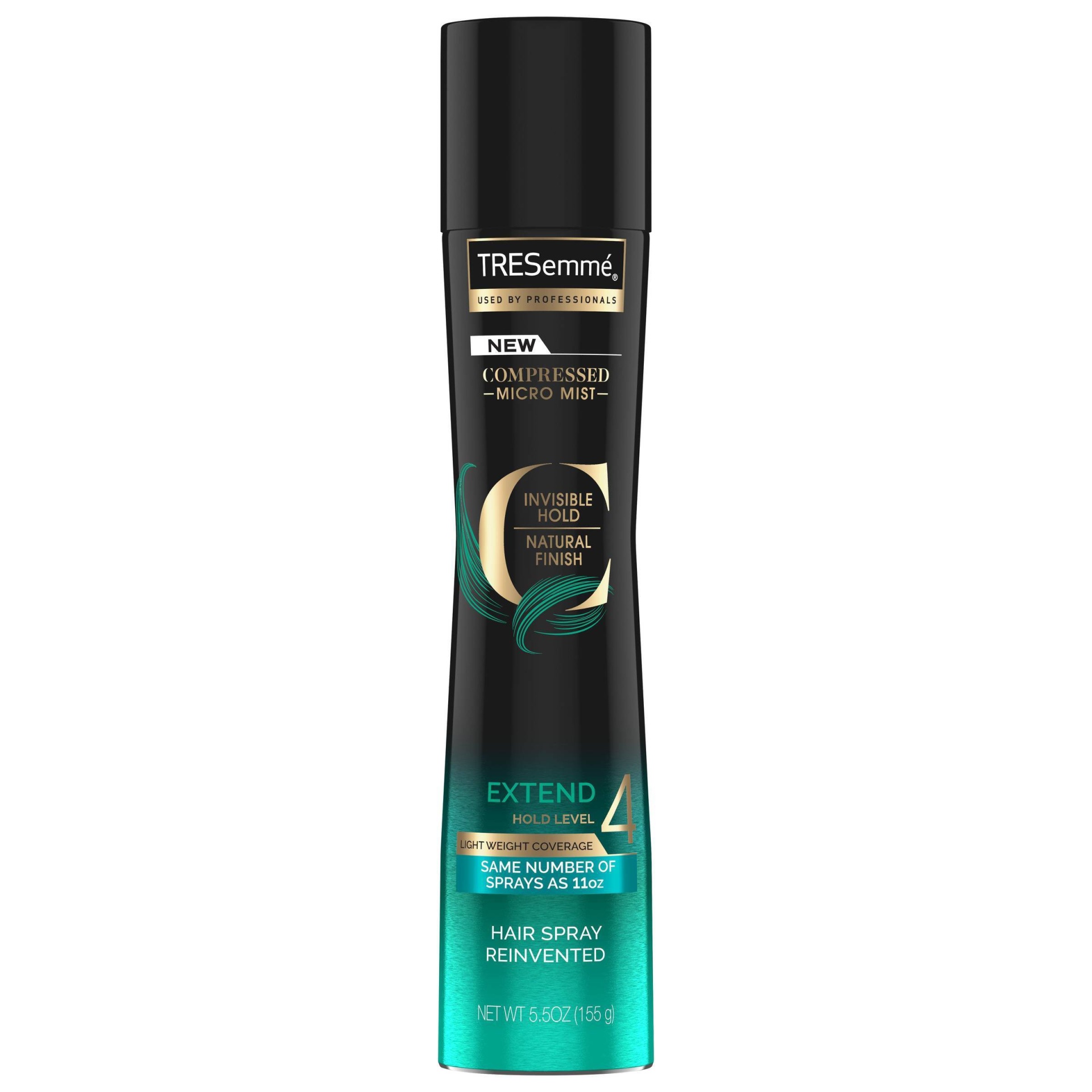 slide 1 of 6, Tresemme Compressed Extend Hairspray Hold Level 4 - 5.5oz, 4 ct; 5.5 oz