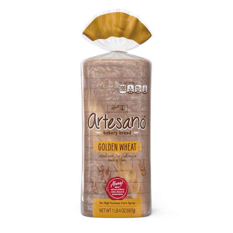 slide 11 of 12, Alfaro's Golden Wheat Bread - 20oz, 20 oz
