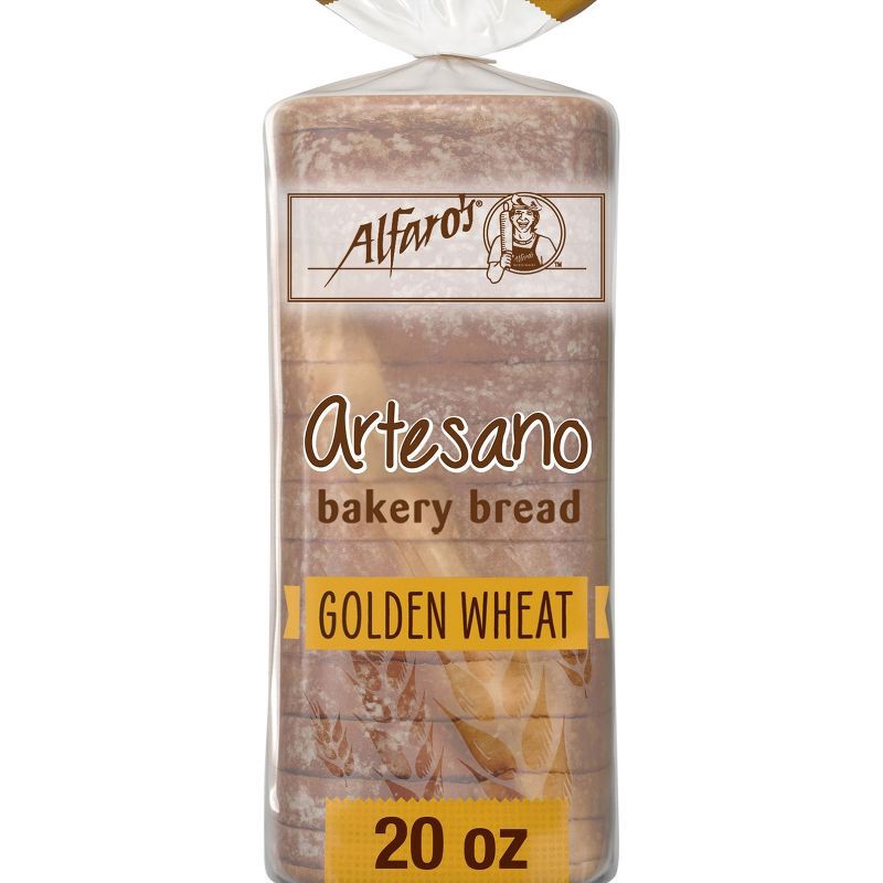 slide 1 of 12, Alfaro's Golden Wheat Bread - 20oz, 20 oz