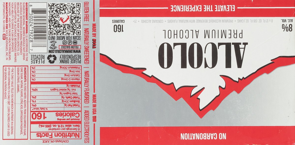 slide 7 of 13, Noca Premium Alcohol 8 - 12 fl oz Cans, 8 ct; 12 oz