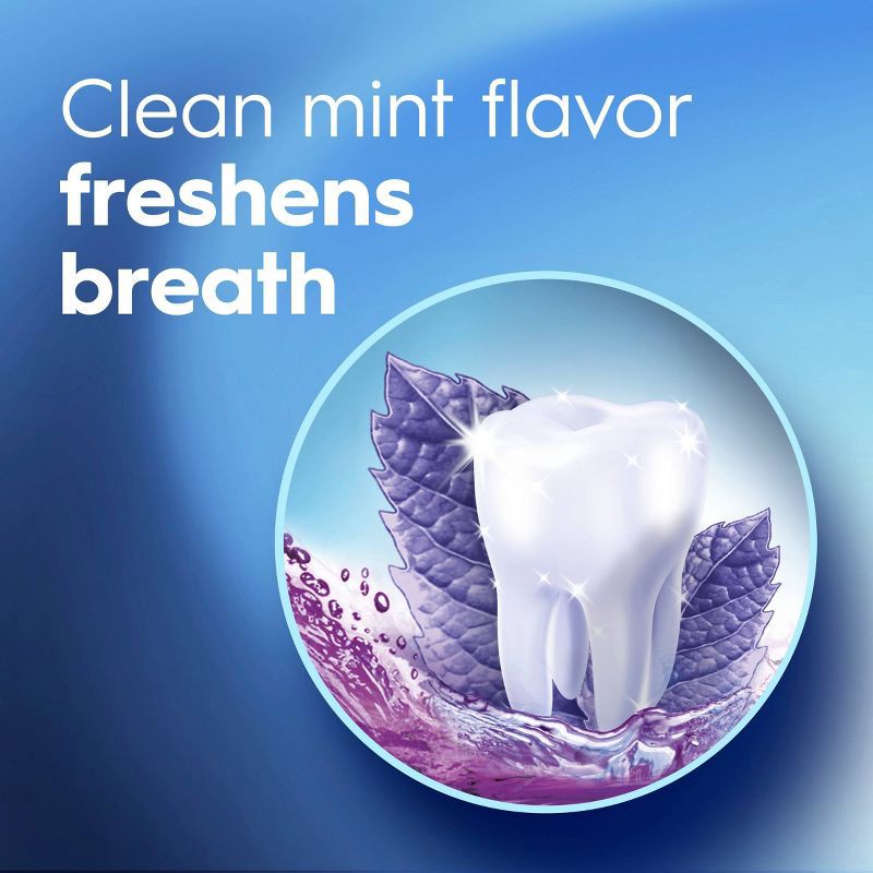 slide 5 of 9, Crest 3D White Brilliance Alcohol Free Whitening Mouthwash, Clean Mint - 1L, 1 liter