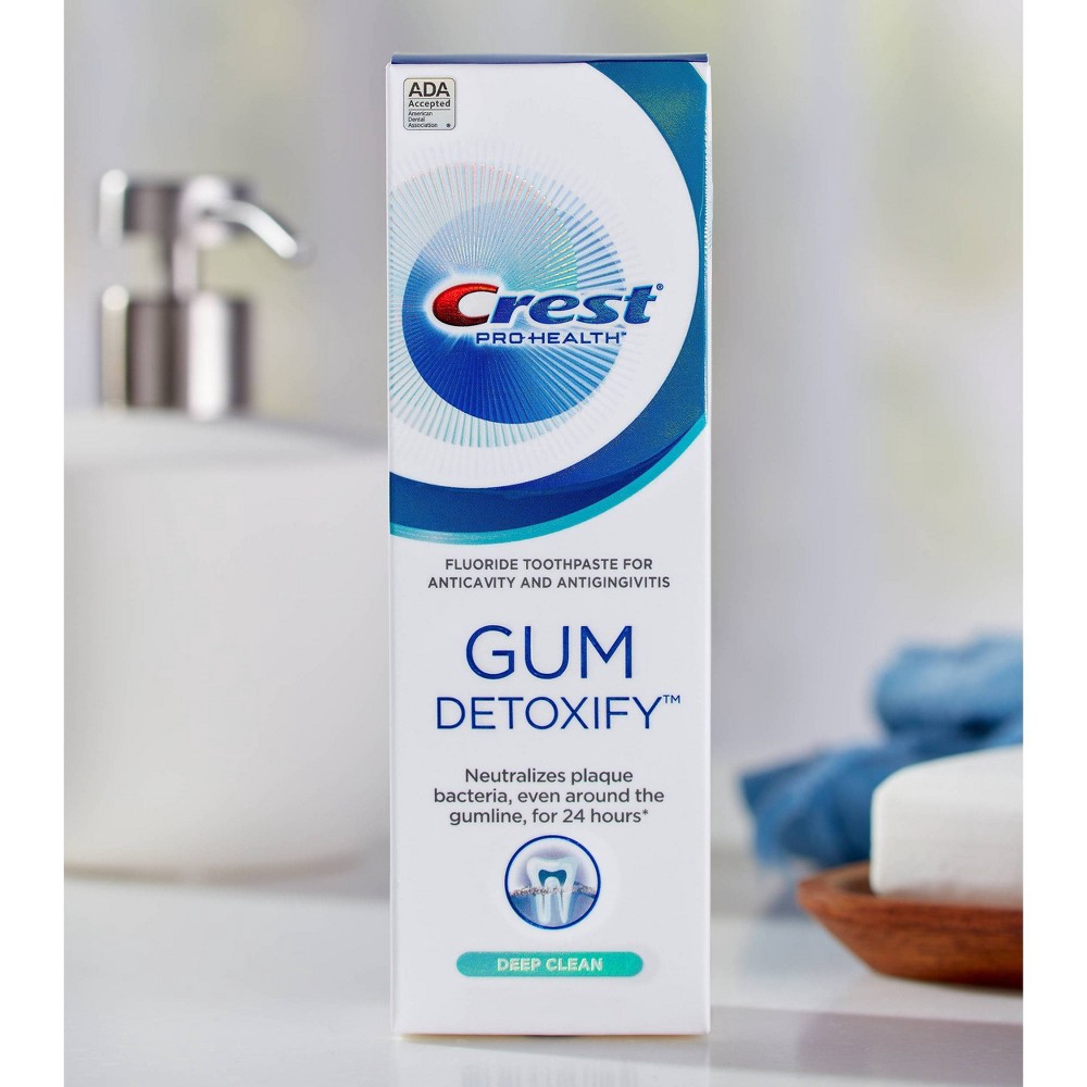 slide 4 of 9, Crest Gum Detoxify Deep Clean Toothpaste - 4.1oz, 4.1 oz