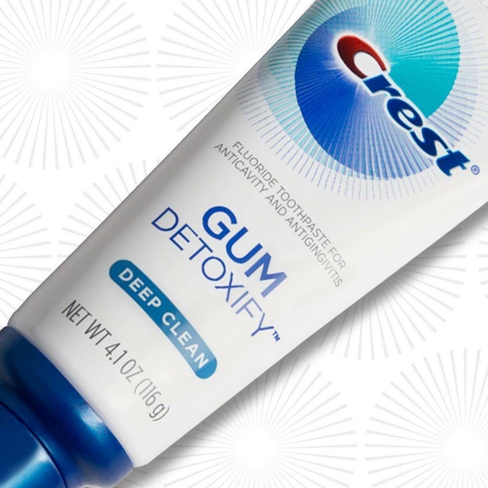 slide 7 of 9, Crest Gum Detoxify Deep Clean Toothpaste - 4.1oz, 4.1 oz