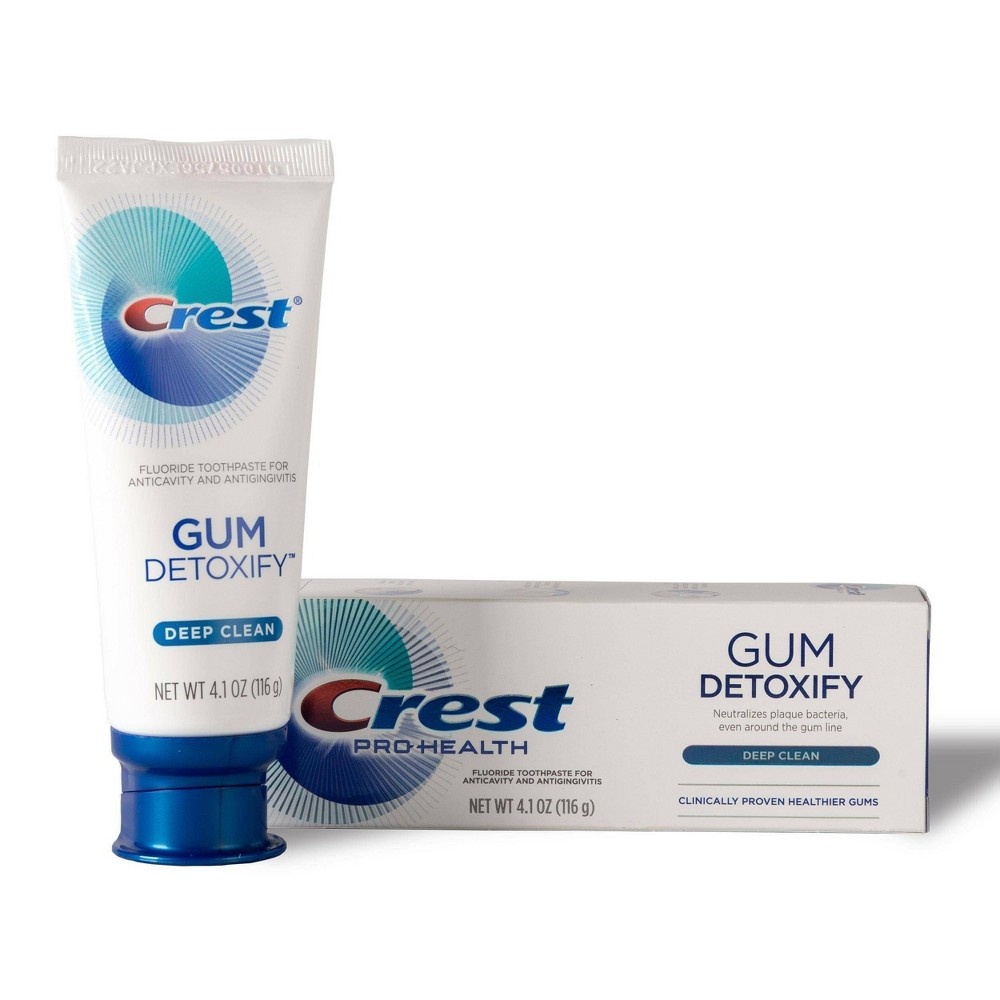 slide 9 of 9, Crest Gum Detoxify Deep Clean Toothpaste - 4.1oz, 4.1 oz