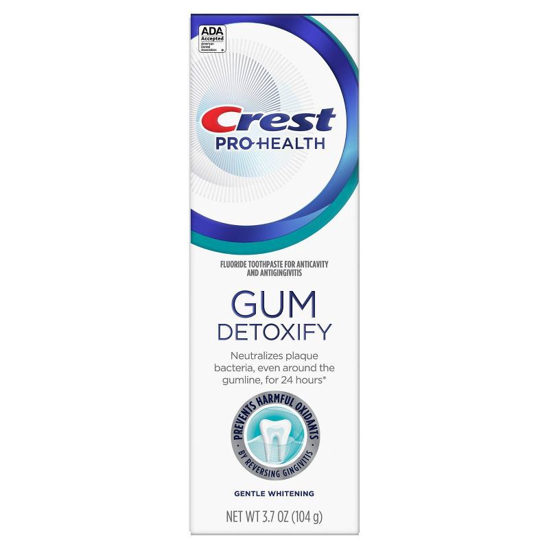 slide 1 of 10, Crest Pro-Health Gum Detoxify Gentle Whitening Toothpaste - 3.7oz, 3.7 oz