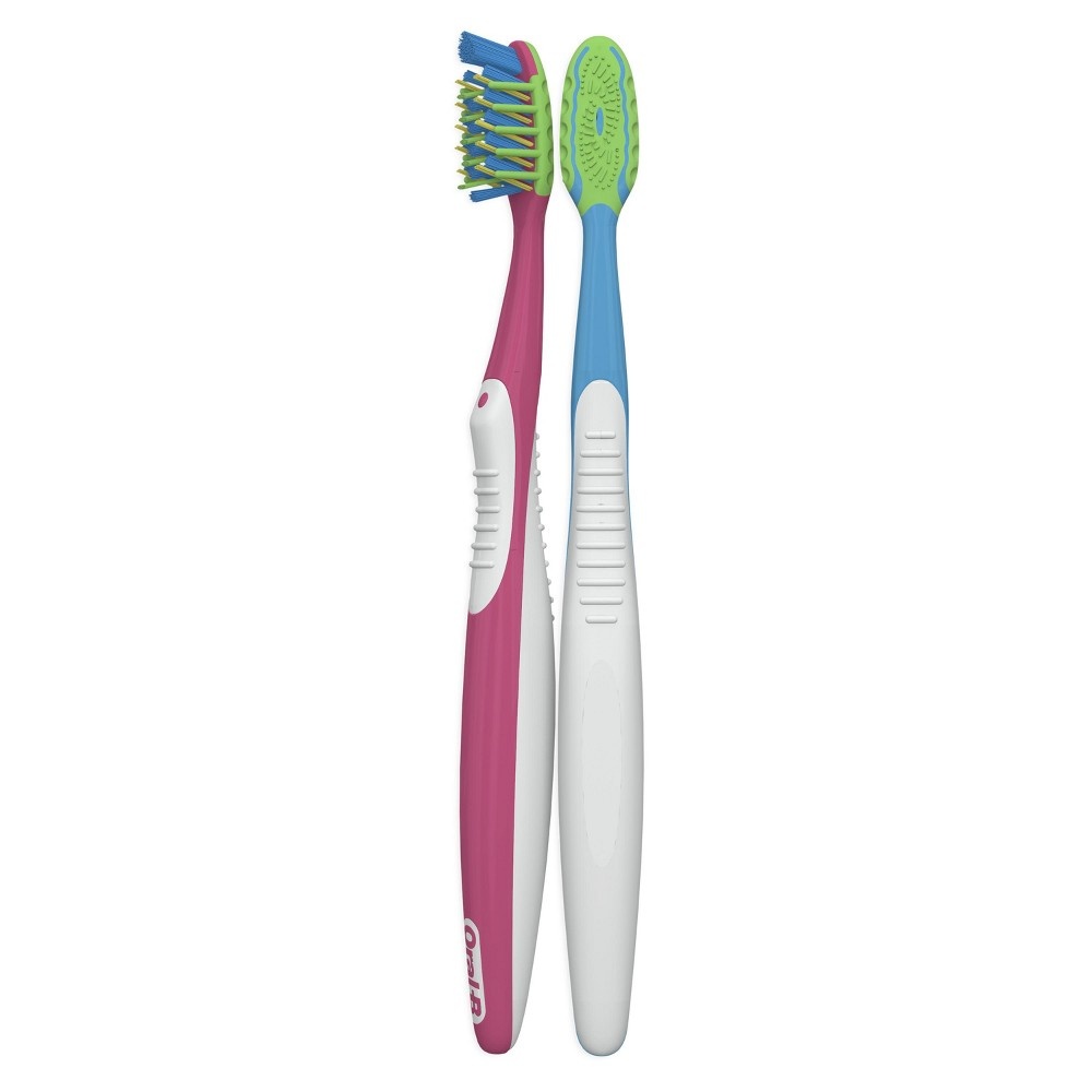 slide 4 of 8, Oral-B Prohealth Vitalizer Advanced Toothbrushes Soft, 2 ct