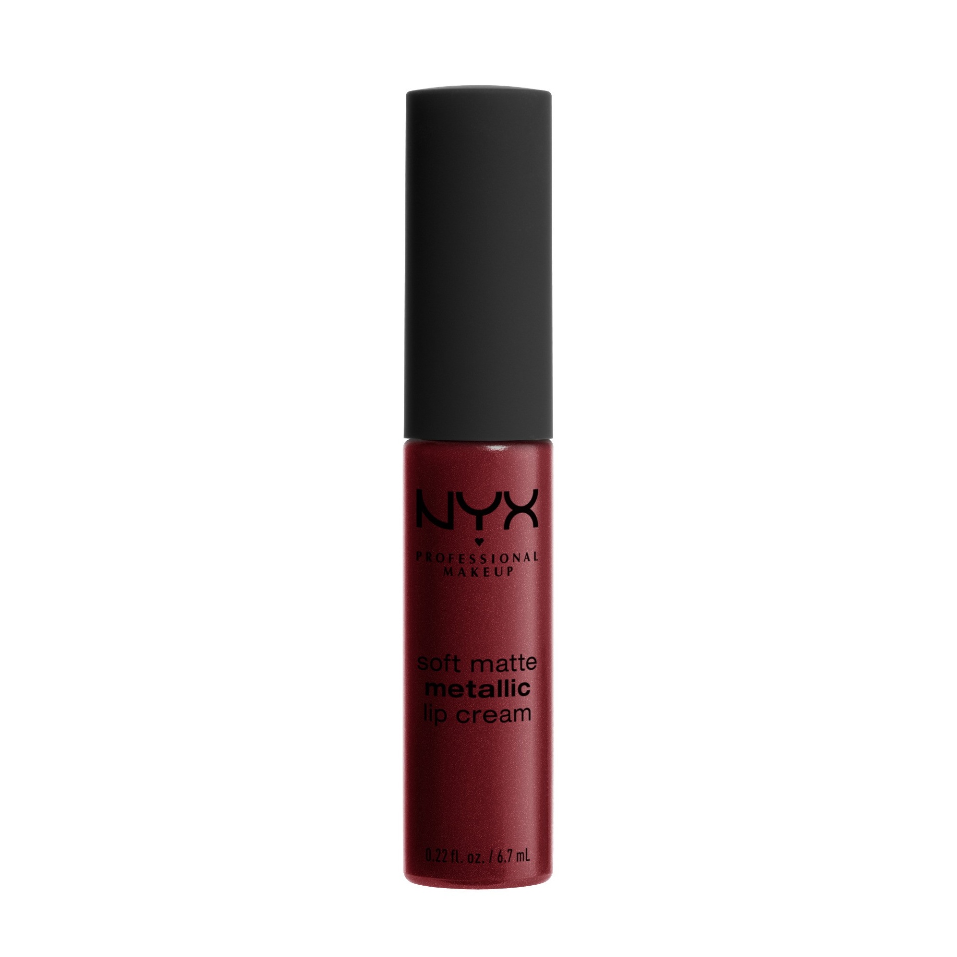 slide 1 of 1, NYX Professional Makeup Professional Makeup Soft Matte Metallic Lip Cream Budapest, 0.22 fl oz