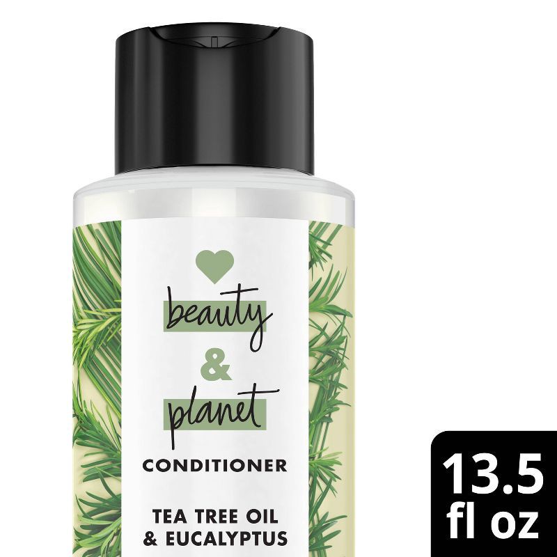 slide 1 of 7, Love Beauty and Planet Tea Tree Oil & Eucalyptus Conditioner - 13.5 fl oz, 13.5 fl oz