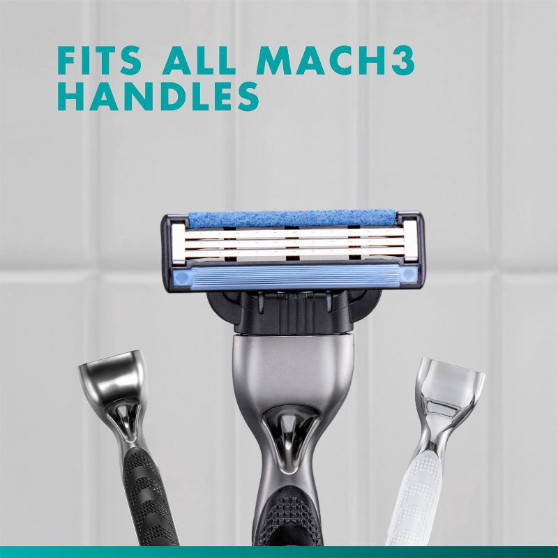 slide 7 of 9, Gillette Mach3 Men's Razor Blade Refills - 4ct, 4 ct