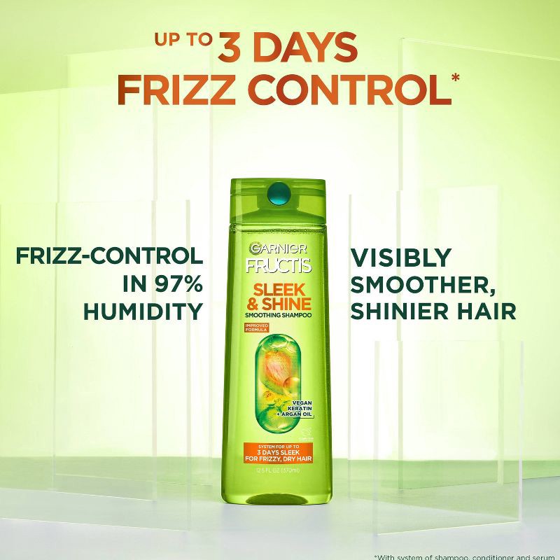 slide 5 of 11, Garnier Fructis Active Fruit Protein Sleek & Shine Shampoo & Conditioner Twin Pack - 24.5 fl oz, 24.5 fl oz