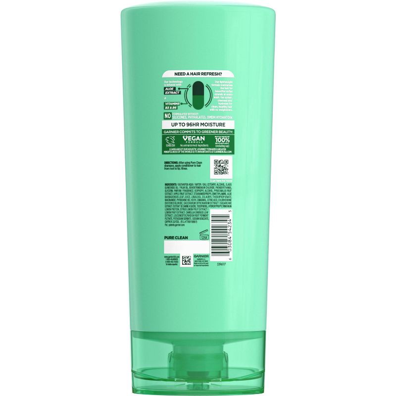slide 2 of 4, Garnier Fructis Pure Clean Aloe Extract Fortifying Conditioner - 21 fl oz, 21 fl oz