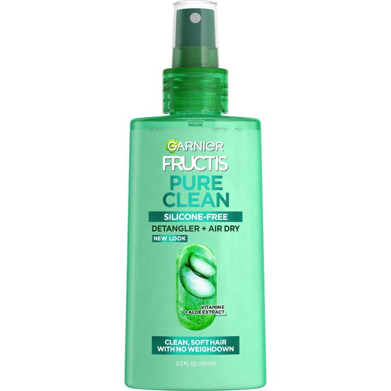 slide 1 of 6, Garnier Fructis Pure Clean Detangler + Air Dry - 5.0 fl oz, 5 fl oz