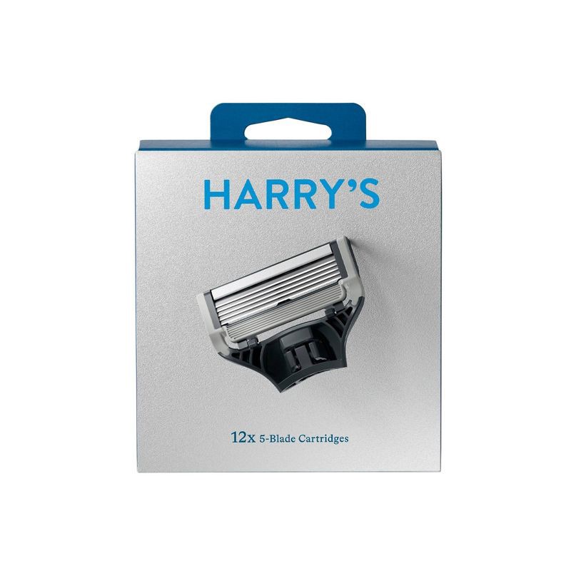 slide 1 of 7, Harry's 5-Blade Men's Razor Blade Refills - 12 Cartridges - Compatible with All Harry's Razors and Flamingo Razors, 1 ct