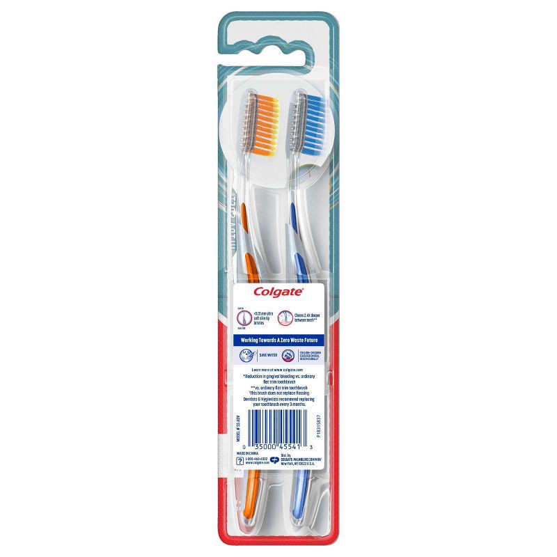 slide 5 of 5, Colgate Gum Health Extra Soft Toothbrush - 2ct, 2 ct