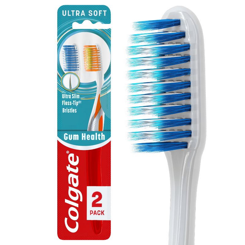 slide 1 of 6, Colgate Gum Health Toothbrush Ultra Soft - 2ct, 2 ct