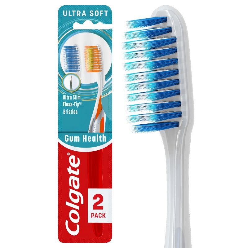 slide 1 of 6, Colgate Gum Health Toothbrush Ultra Soft - 2ct, 2 ct