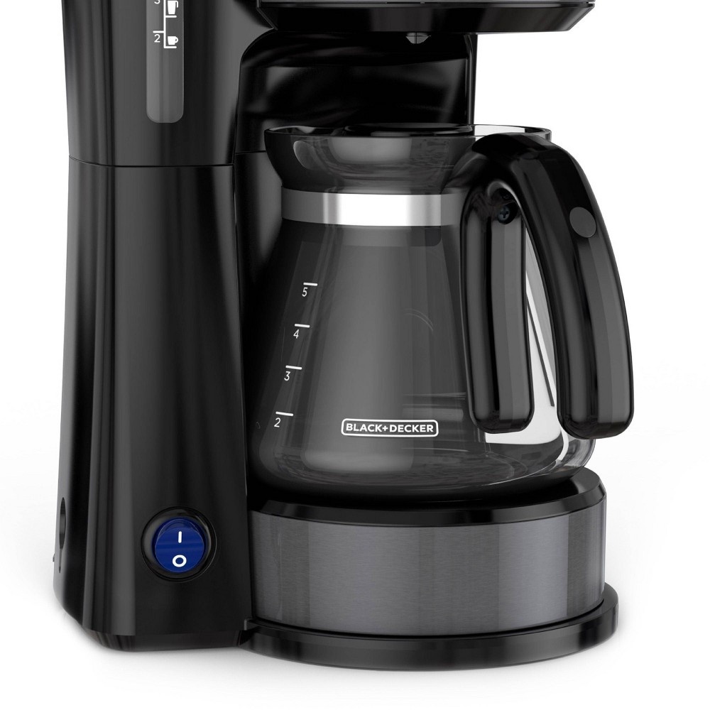 BLACK & DECKER White 5-Cup Coffee Maker at
