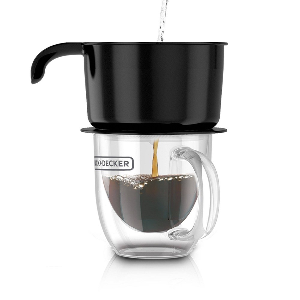  BLACK+DECKER CM0750BS 4-in-1 5-Cup Coffee Station Coffeemaker,  Black Stainless Steel: Home & Kitchen