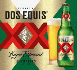 Dos Equis Lager Especial Beer 12 - 12 fl oz Bottles