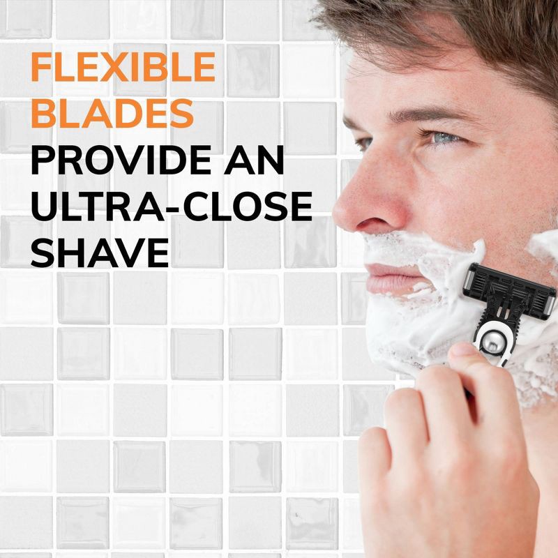 slide 3 of 9, BiC Men's Flex 5 Blades Sensitive Disposable Razors - 2ct, 2 ct