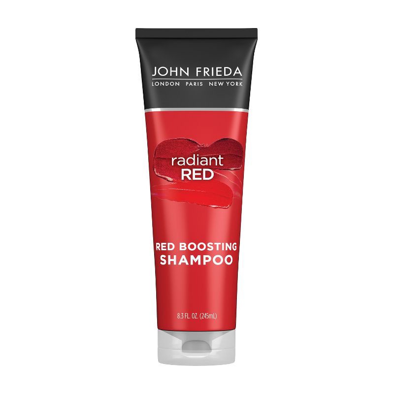 slide 1 of 6, John Frieda Radiant Red Red Boosting Shampoo for Red Hair, Hair Color Protectant for Shades - Red - 8.3 fl oz, 8.3 fl oz