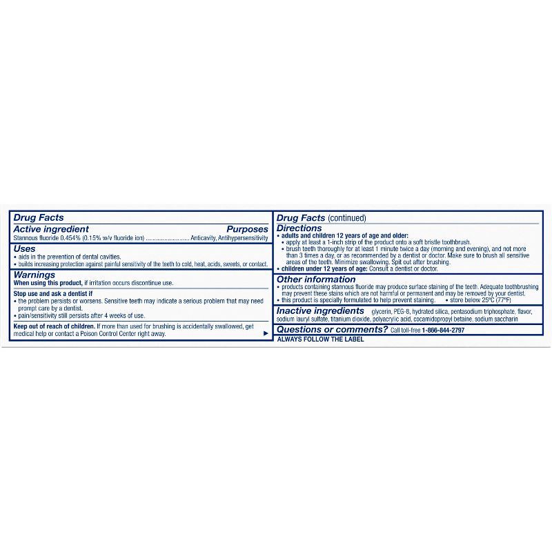 slide 9 of 9, Sensodyne Rapid Relief Extra Fresh Toothpaste - 3.4oz, 3.4 oz