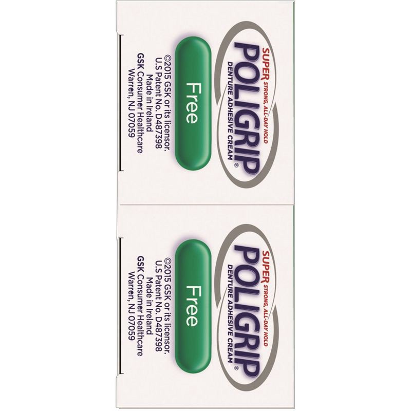 slide 5 of 5, Poligrip Free 2pk Denture Adhesive, 2 ct