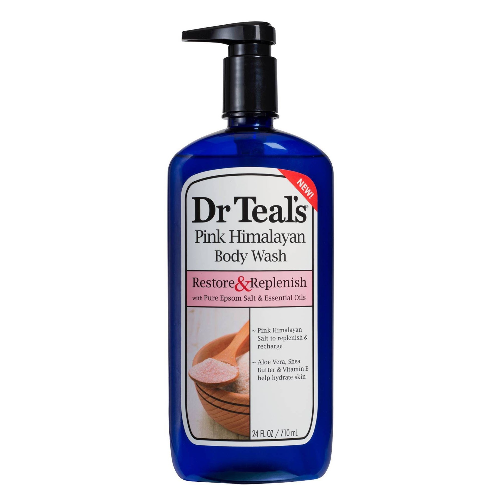 slide 1 of 3, Dr. Teal's Pink Himalayan Salt Body Wash, 24 fl oz