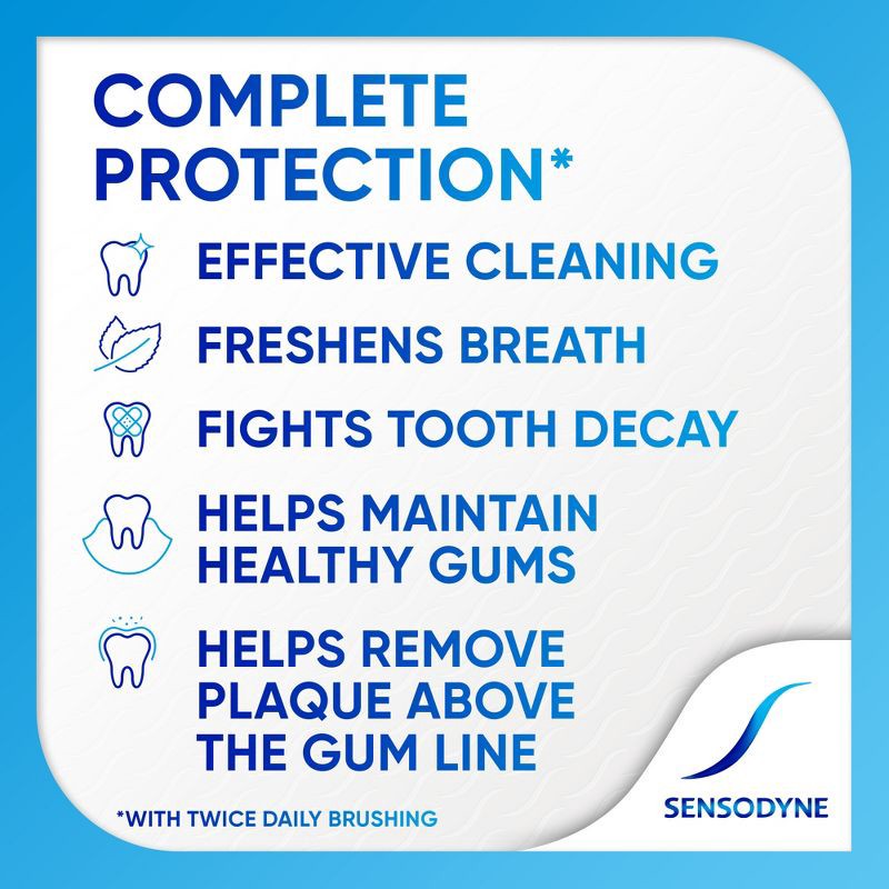 slide 5 of 8, Sensodyne Complete Protection Extra Fresh 2pk Toothpaste, 2 ct