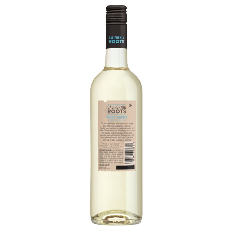 slide 7 of 7, Pinot Grigio White Wine - 750ml Bottle - California Roots™, 750 ml