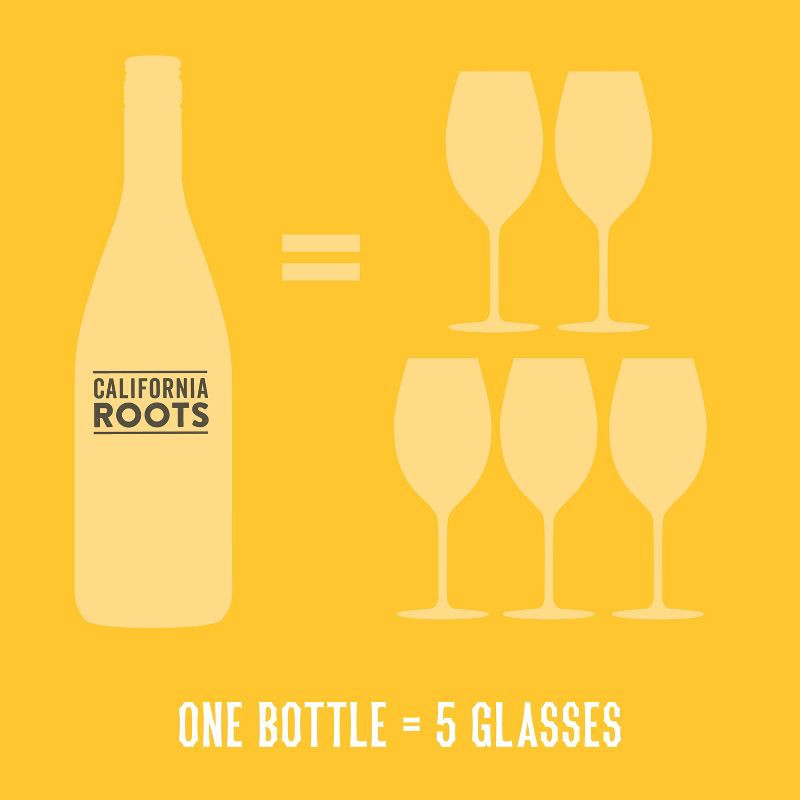 slide 5 of 7, Chardonnay White Wine - 750ml Bottle - California Roots™, 750 ml