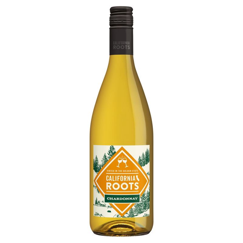 slide 1 of 7, Chardonnay White Wine - 750ml Bottle - California Roots™, 750 ml