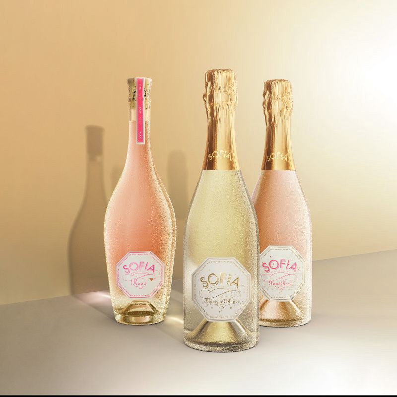 slide 6 of 6, Francis Coppola Sofia Brut Rosé Sparkling Wine - 750ml Bottle, 750 ml