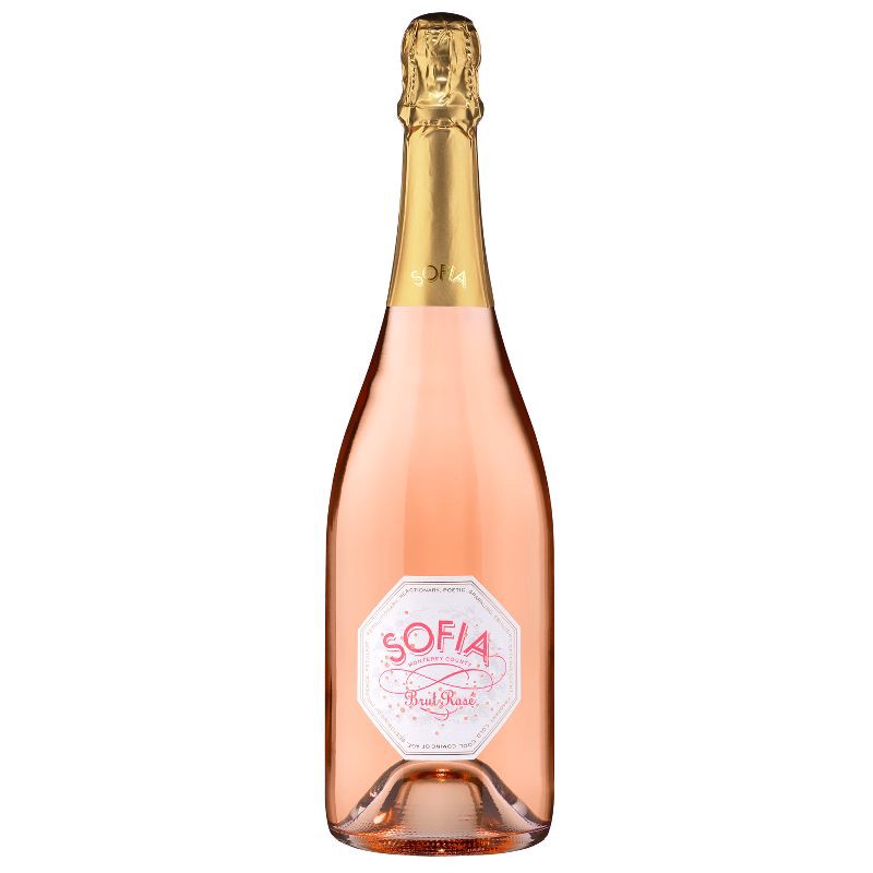 slide 1 of 6, Francis Coppola Sofia Brut Rosé Sparkling Wine - 750ml Bottle, 750 ml