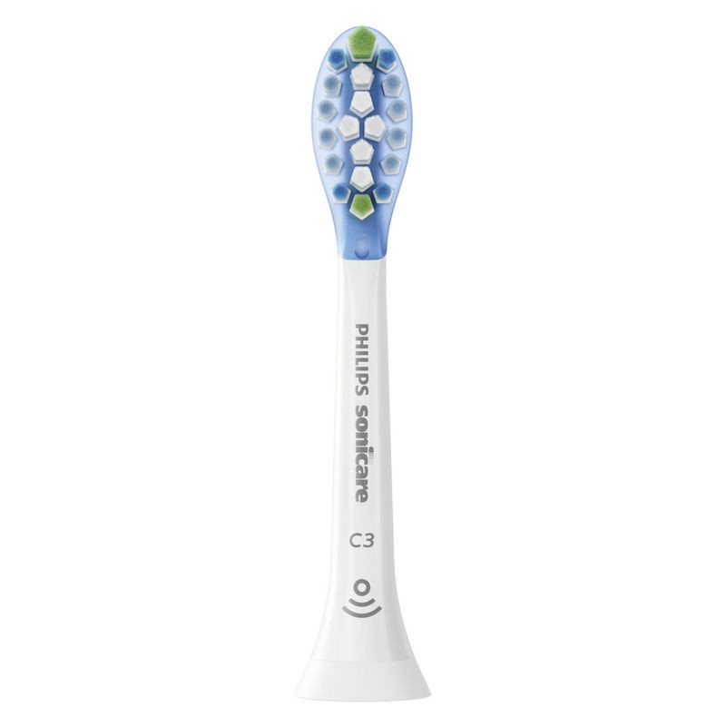 slide 2 of 5, Philips Sonicare C3 Premium 2-in-1 Plaque & Whiten Brush Head - HX9042/65 - White - 2pk, 2 ct