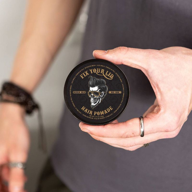 slide 5 of 7, Fix Your Lid Hair Pomade 3.75oz, 3.75 oz
