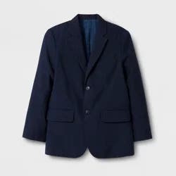 Boys' Suit Jacket - Cat & Jack™ Navy 14: Midweight, Notched Collar