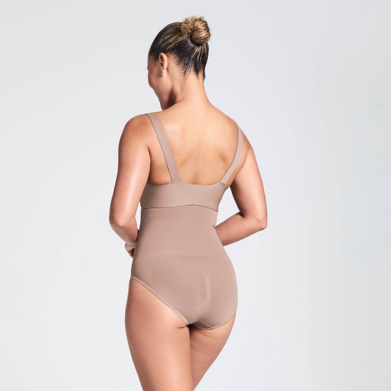 slide 2 of 4, ASSETS by SPANX Women's Remarkable Results High-Waist Control Briefs - Medium Beige XL: Ultra Firm Compression Shapewear, 1 ct
