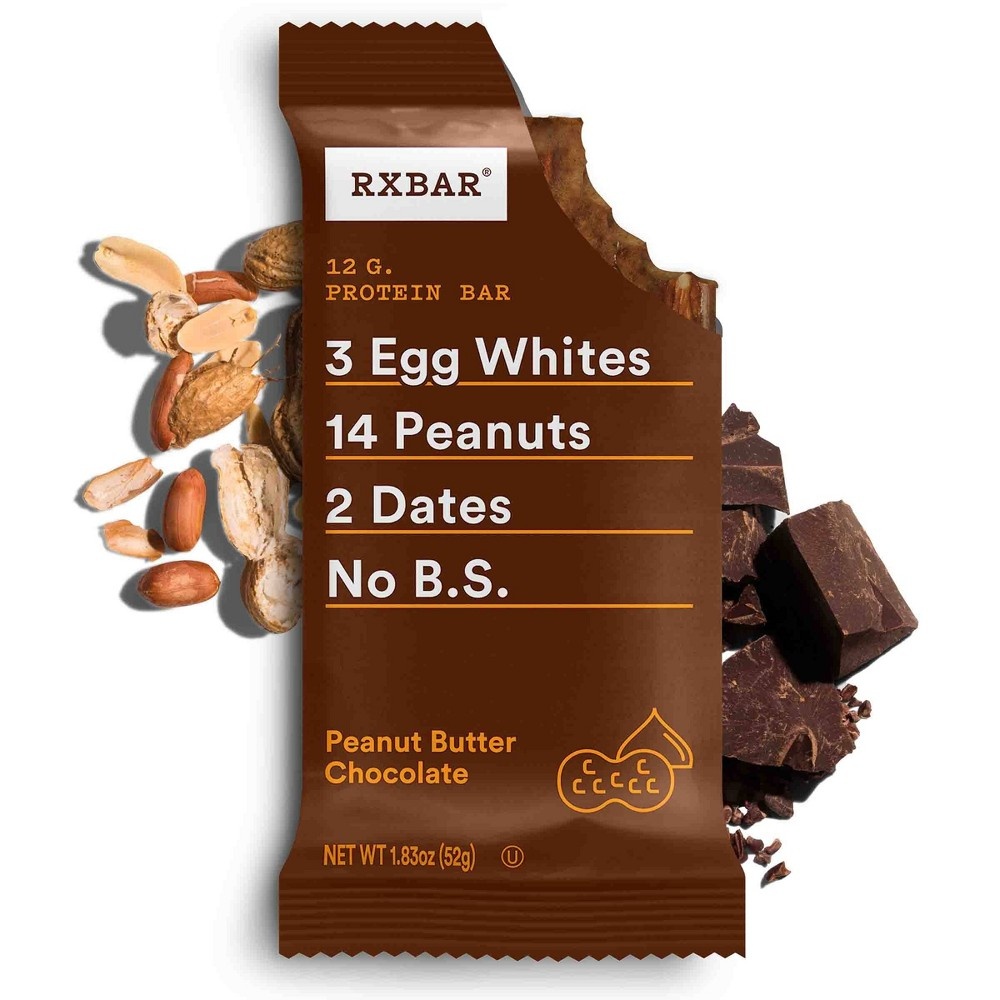 slide 3 of 3, RXBAR Peanut Butter Chocolate Protein Bars- 4ct, 4 ct