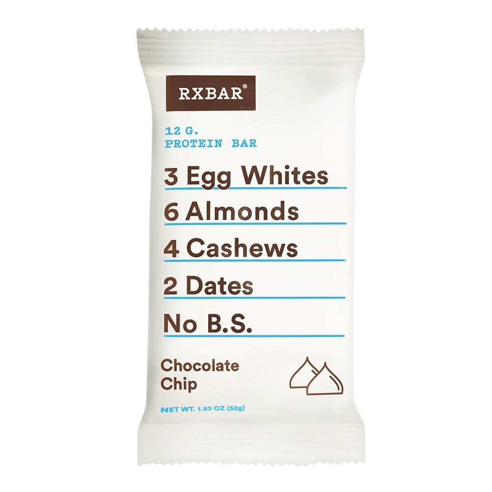 slide 2 of 2, RXBAR Chocolate Chip Protein Bar, 4 ct; 7.32 oz