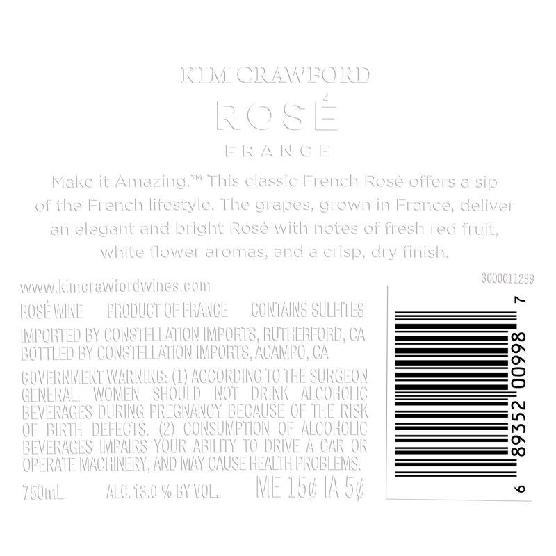 slide 14 of 14, Kim Crawford Rose Wine - 750ml Bottle, 750 ml