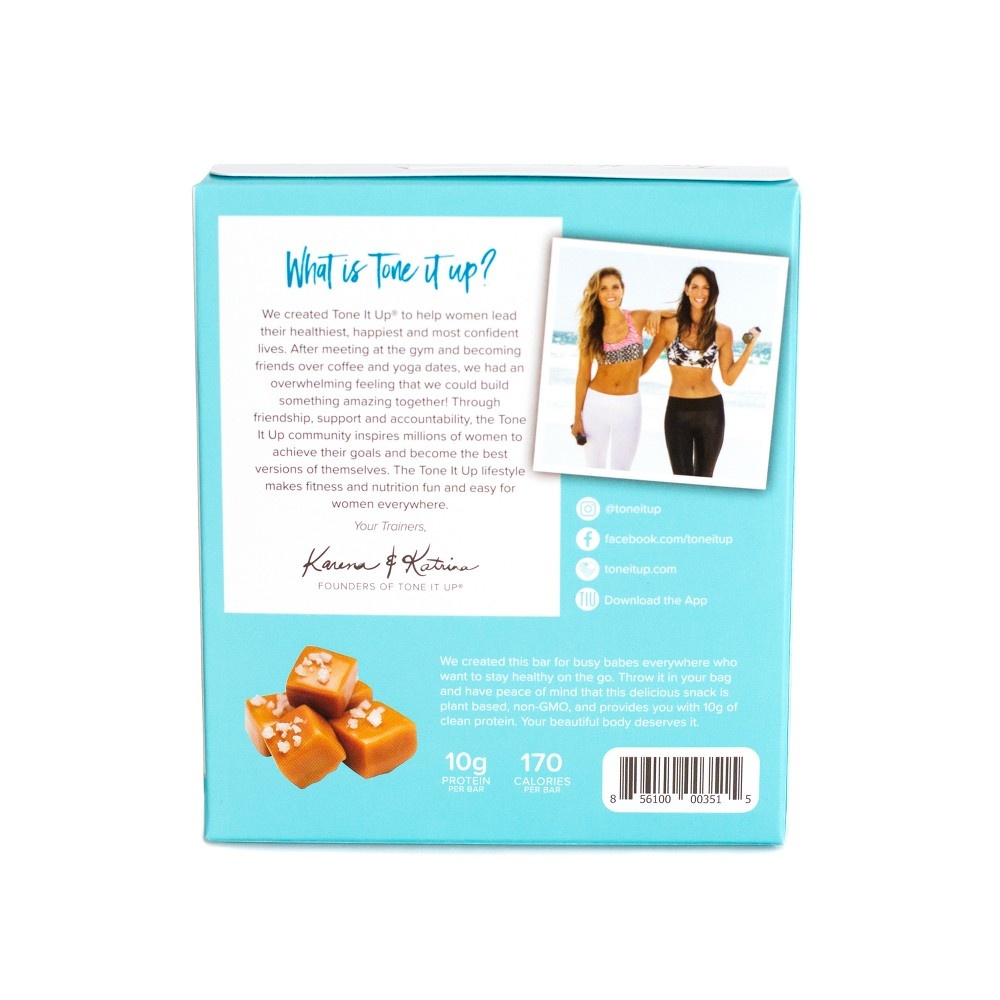 slide 2 of 3, Tone It Up Nutrition Salted Caramel Bar, 4 ct