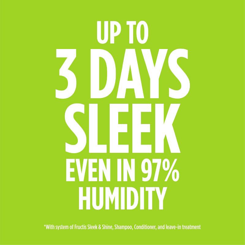 slide 3 of 8, Garnier Fructis Active Fruit Protein Sleek & Shine Leave-In Conditioning Cream Twin Pack - 20.4 fl oz, 20.4 fl oz