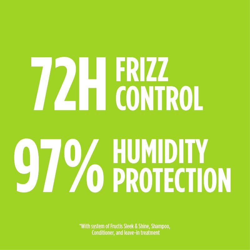 slide 6 of 8, Garnier Fructis Active Fruit Protein Sleek & Shine Leave-In Conditioning Cream Twin Pack - 20.4 fl oz, 20.4 fl oz