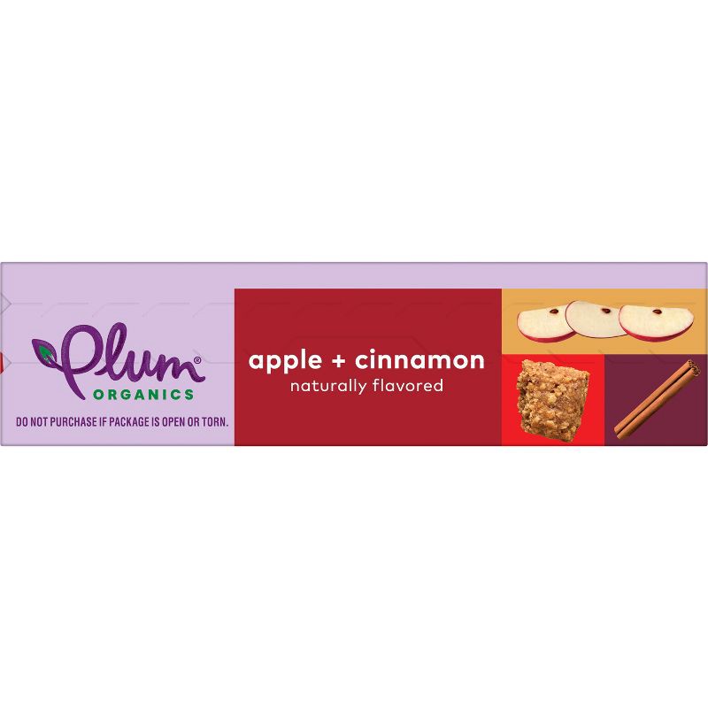 slide 11 of 11, Plum Organics Mighty Morning Bars - Apple and Cinnamon - 0.67oz/5ct, 5 ct; 0.67 oz