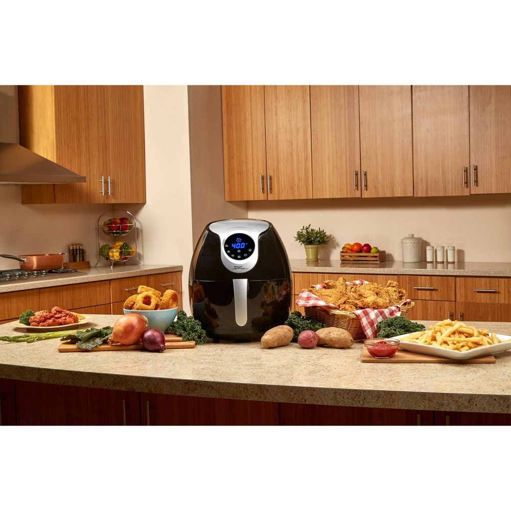 slide 3 of 3, As Seen on TV Digital Power Air Fryer XL, 5.3 qt