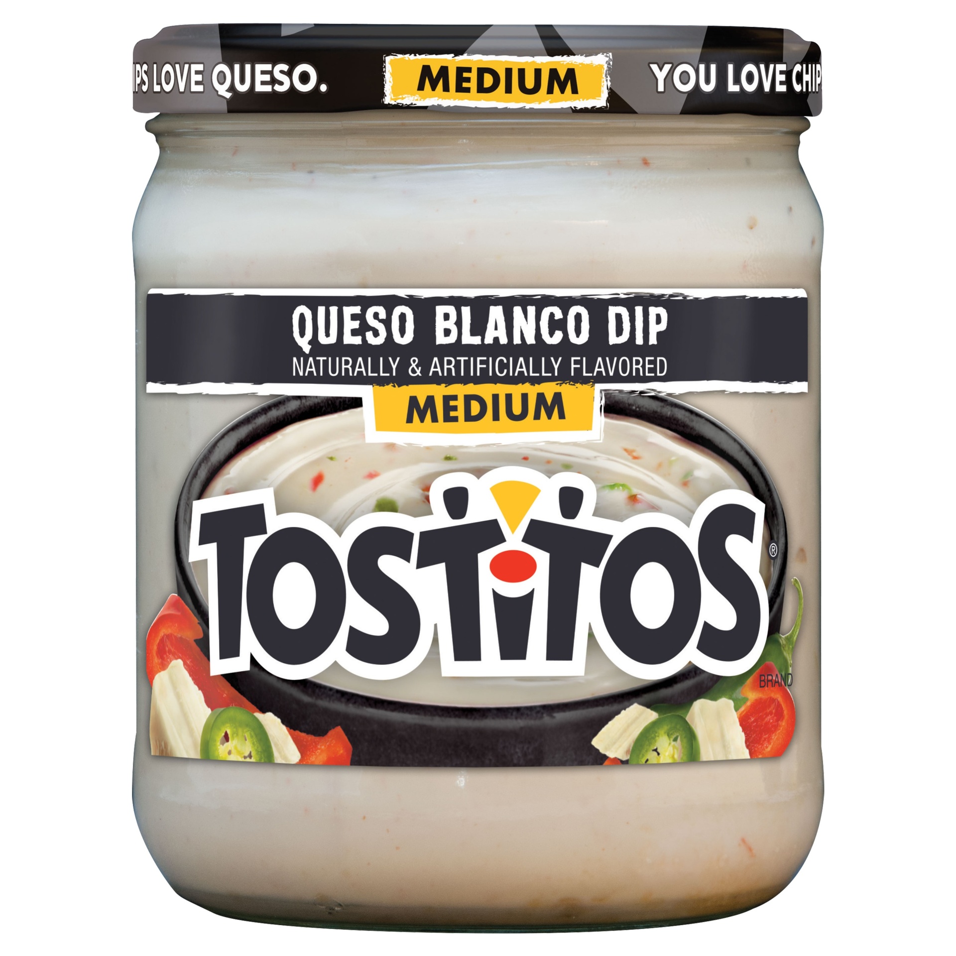 slide 1 of 3, TostitosQueso Blanco Dip, 23 oz