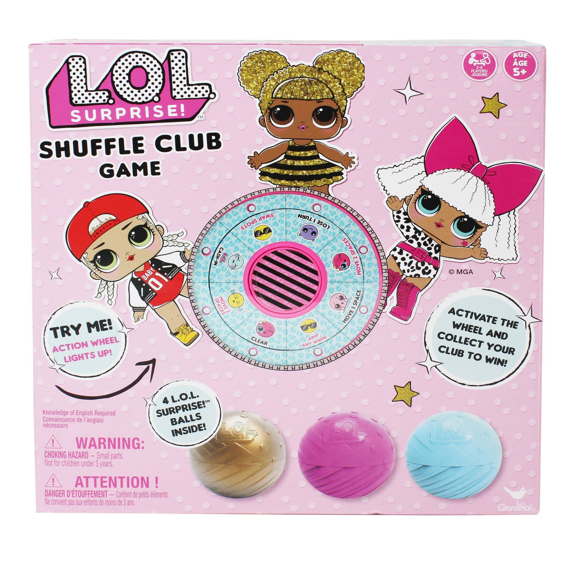 slide 1 of 3, L.O.L. Surprise! Shuffle Club Board Game, 1 ct