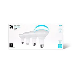 LED 65W 4pk Light Bulbs Soft White - up & up™